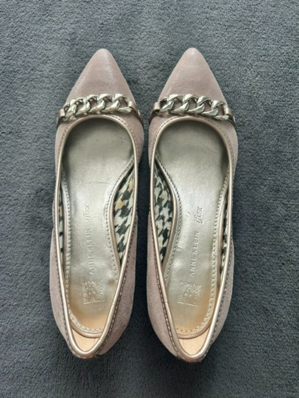 NWT Women's Anne Klein Mikaela Taupe Shoes, Size 8M